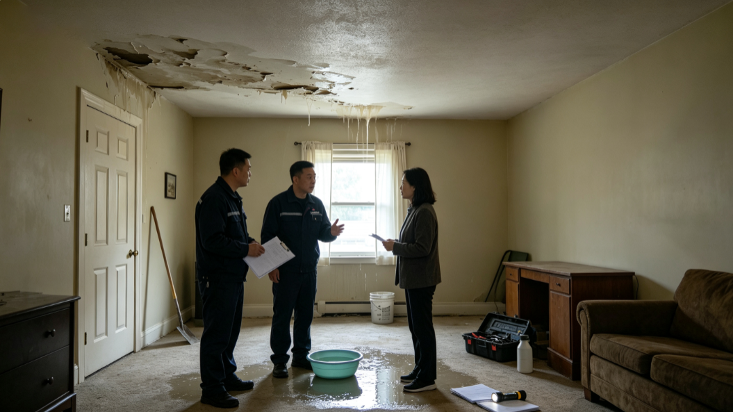 楼上家中漏水淹坏楼下住户，物业需要承担赔偿责任吗？